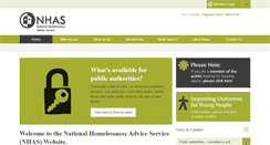 Desktop Screenshot of nhas.org.uk