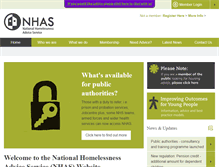 Tablet Screenshot of nhas.org.uk